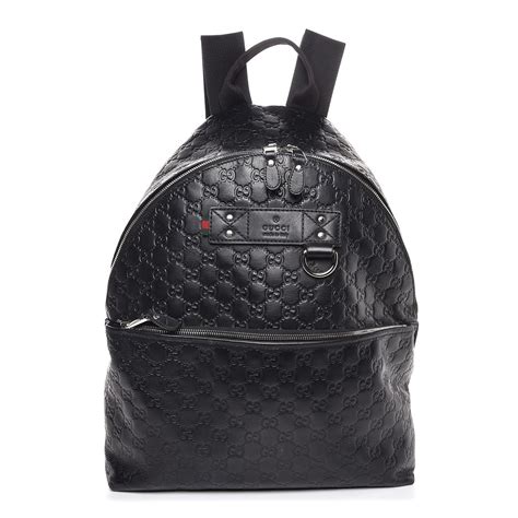 black gucci backpack cheap|gucci guccissima slim backpack.